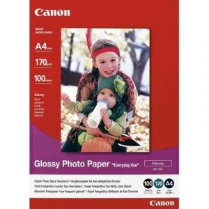 CANON – Inkjet Photo – Paper GP-501 4×6 (1 box of 100 sheets 4×6) | T4T-GP-501 4X6